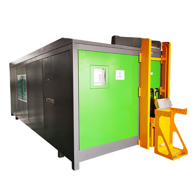 380v 3 ফেজ বর্জ্য পরিশোধন মেশিন 2টন/দিন বাণিজ্যিক খাদ্য বর্জ্য কম্পোস্টিং মেশিন