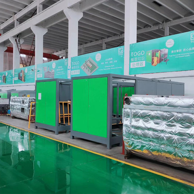 5000KG/দিন পিএলসি কম্পোস্ট সার মেশিন টোগো জৈব বর্জ্য ব্যবস্থাপনা সরঞ্জাম
