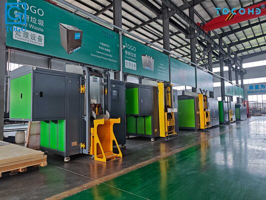 TOGO TG-CC-200S 200kg/দিন খাদ্য বর্জ্য ডিসপোজার, গন্ধহীন অপারেশন এবং পিএলসি-নিয়ন্ত্রিত কিচেন ওয়েস্ট কম্পোস্টিং মেশিন